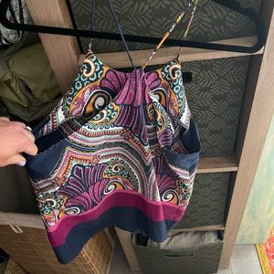 Silk racer back tank